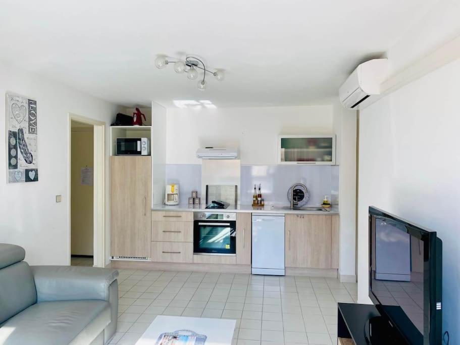 "Beausoleil" T2 Lumineux, Parking, Clim, Wifi Lägenhet Sète Exteriör bild