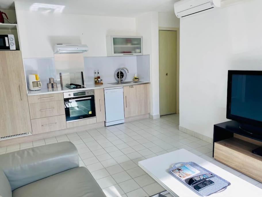 "Beausoleil" T2 Lumineux, Parking, Clim, Wifi Lägenhet Sète Exteriör bild